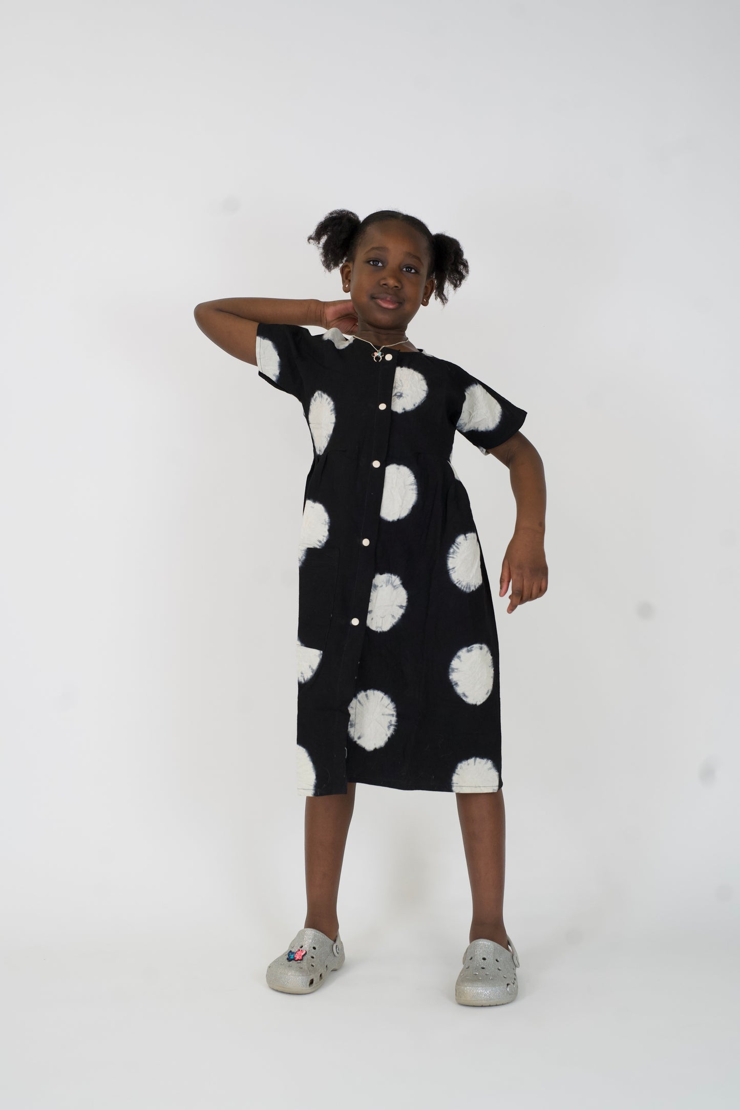 Robe enfant en LANGUINE DJOTIBA