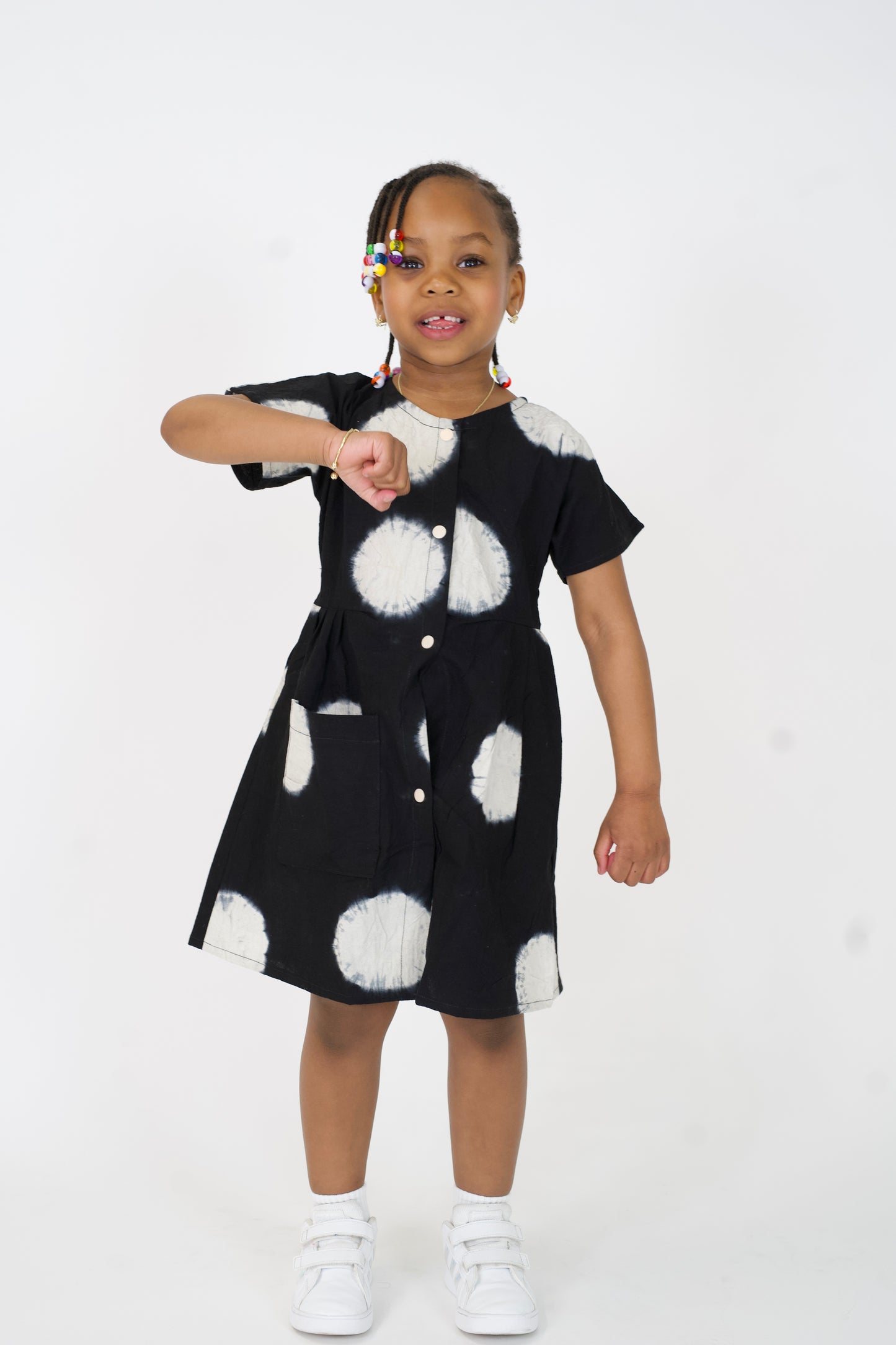 Robe enfant en LANGUINE DJOTIBA