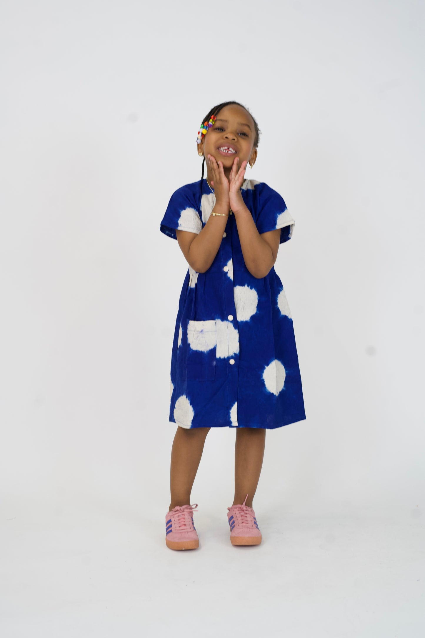 Robe enfant en LANGUINE BASSIROU