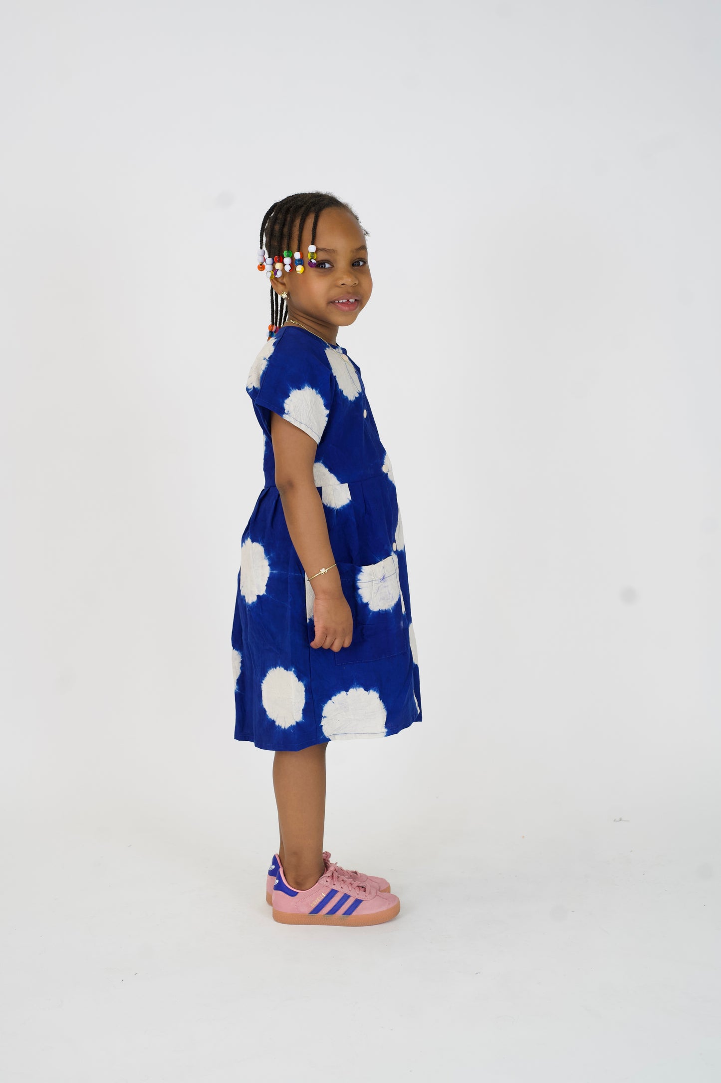 Robe enfant en LANGUINE BASSIROU