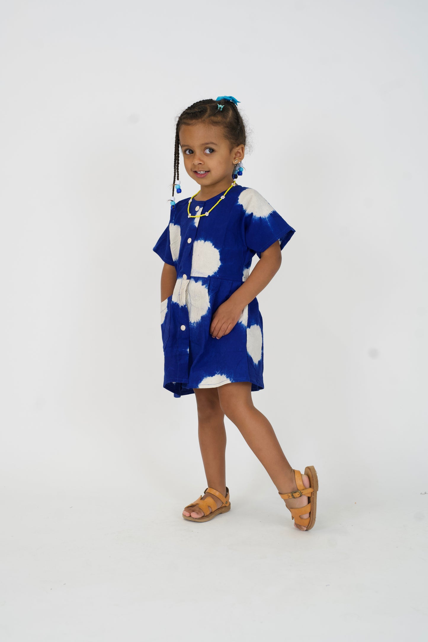 Robe enfant en LANGUINE BASSIROU