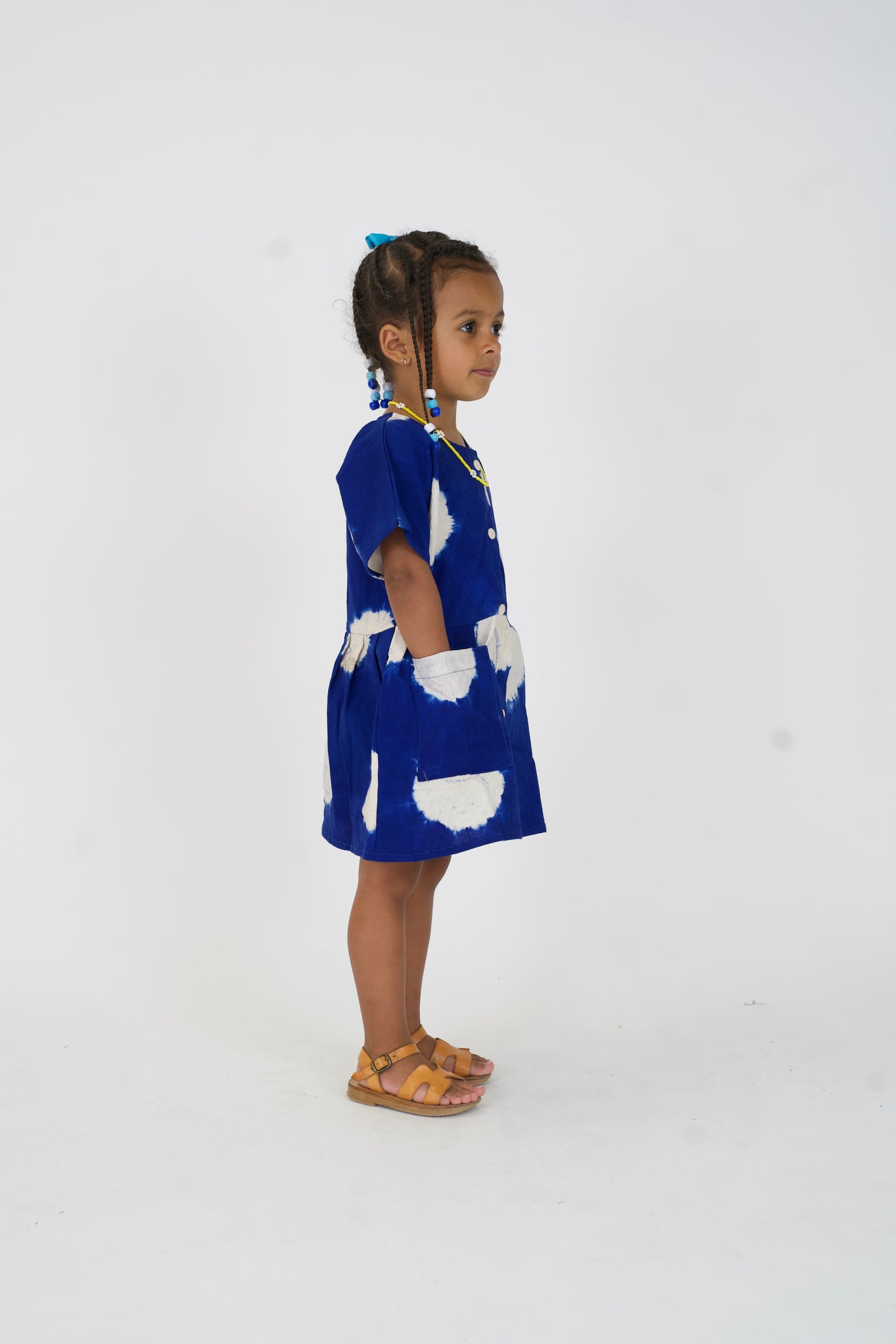 Robe enfant en LANGUINE BASSIROU