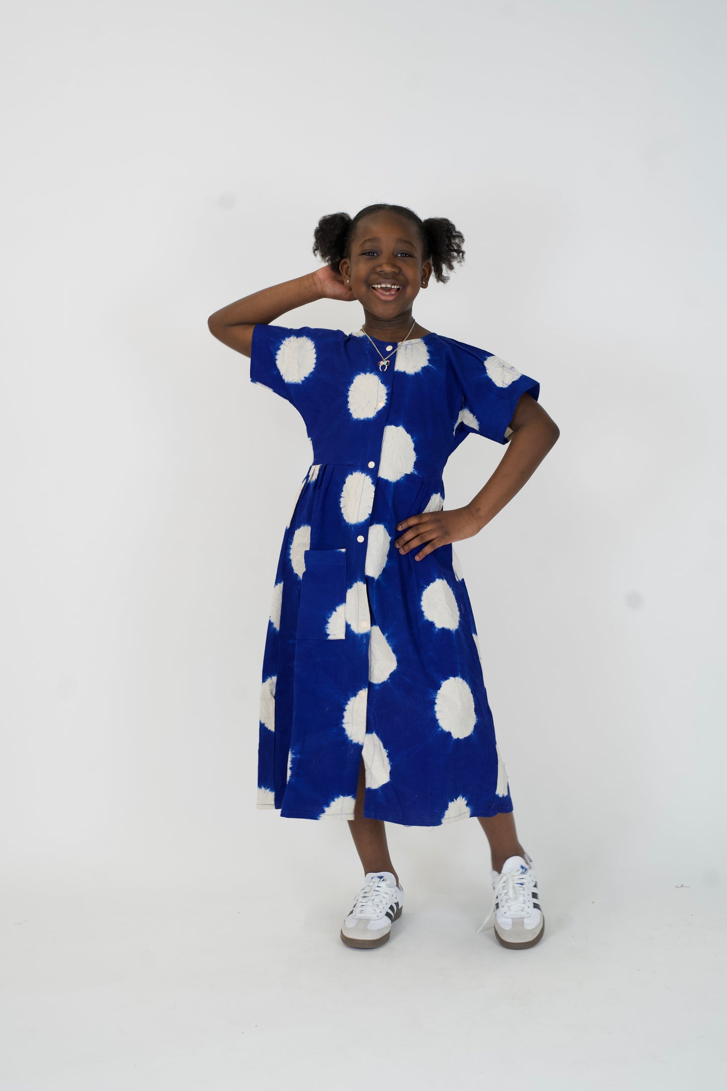Robe enfant en LANGUINE BASSIROU